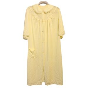Vintage Nancy King Nylon Nightgown/house coat – Size Large – 1970s